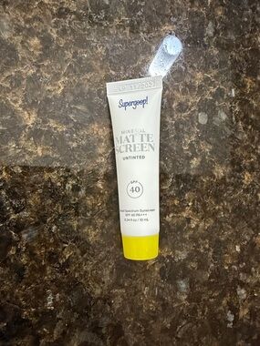 Supergoop! Mineral Matte Screen SPF 40 Untinted .34 fl oz New Never Used